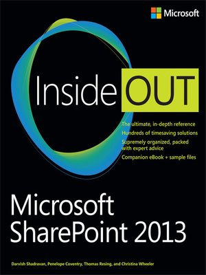 Microsoft SharePoint 2013 Inside Out - ebook